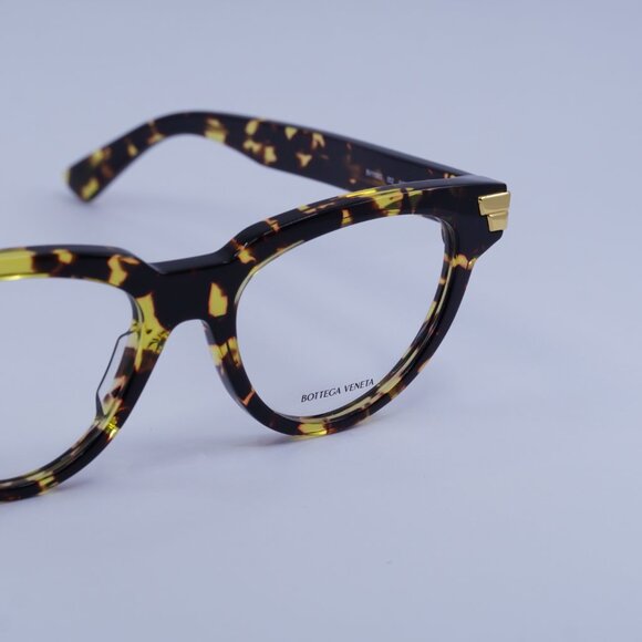 Bottega Veneta BV1106O 002 Eyeglasses Havana 52mm Cat Eye Frame - Picture 4 of 10